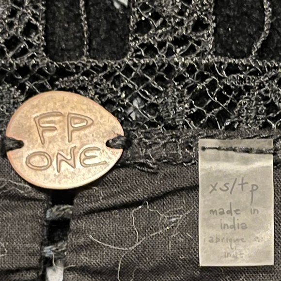 FP One Black Lace Mini Dress - Picture 2 of 3